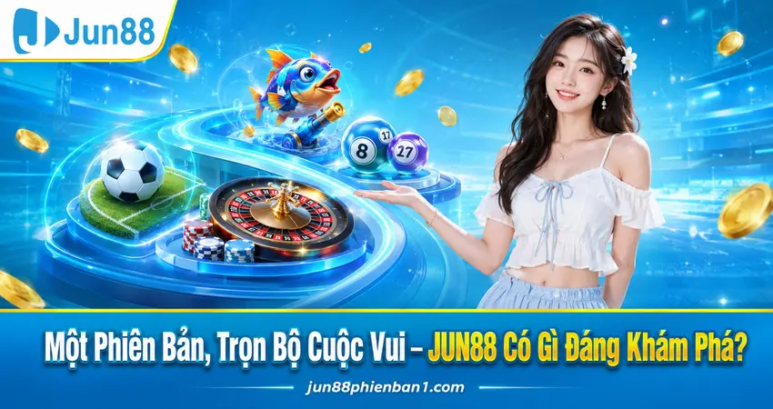 Một Phiên Bản, Trọn Bộ Cuộc Vui – JUN88 Có Gì Đáng Khám Phá?